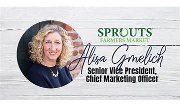 Alisa Gmelich Grows to Chief Marketing Officer of Sprouts